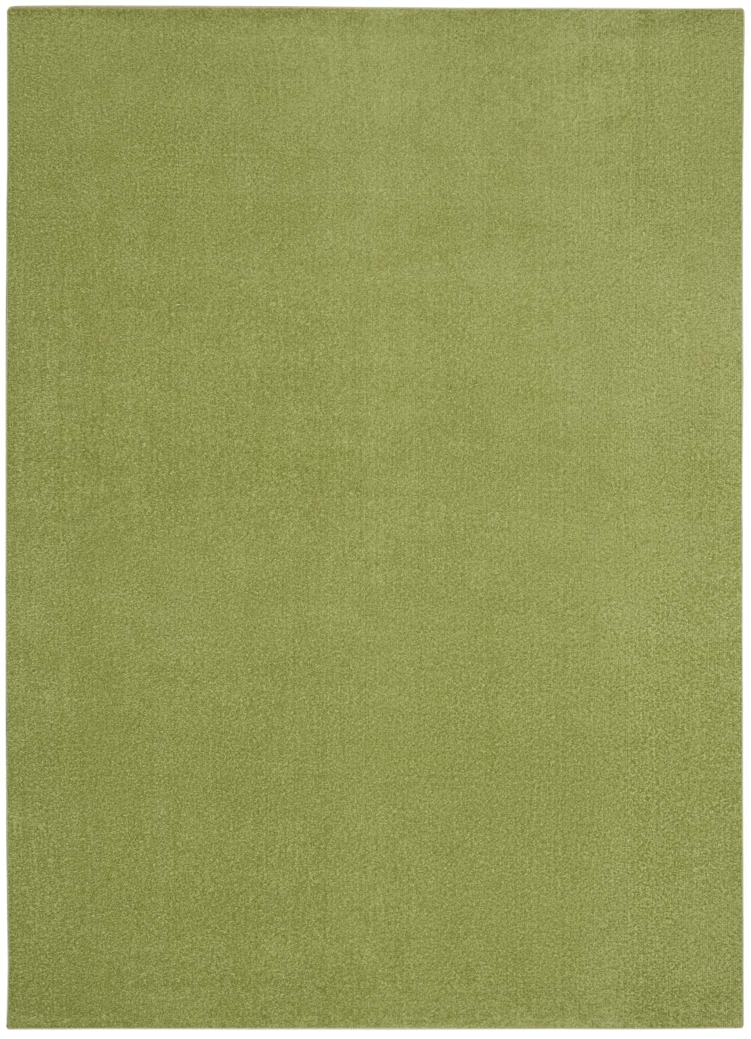 Nourison Essentials Indoor/Outdoor Green 6' X 9' Area -Rug, Easy -Cleaning, Non Shedding, Bed Room, Living Room, Dining Room, Backyard, Deck, Patio (6X9)