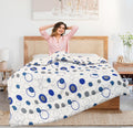 Supreme Home Collective 300 Gsm Reversible Ac Comforter/Blanket/Quilt/Duvets For Summer Double Size Bed (229 X 229 Cm,Vacuum Pac