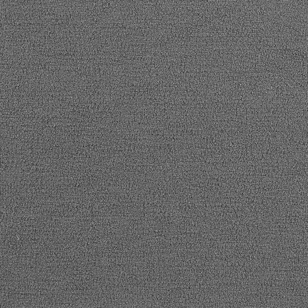 Best Quality Furniture Modern Teddy Fabric Bar Stools with Chrome Legs - Dark Gray - Elegant Barrel Design with Silver Frame - Set of 2 - Perfect for Dining Room, Bar, Office, or Living Room