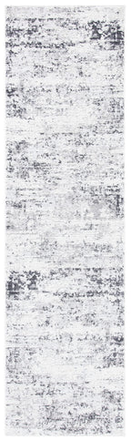 Safavieh Amelia Collection Runner Rug - 2'2'' X 16', Ivory & Grey, Modern Abstract Design, Non-Shedding & Easy Care, Ideal For H