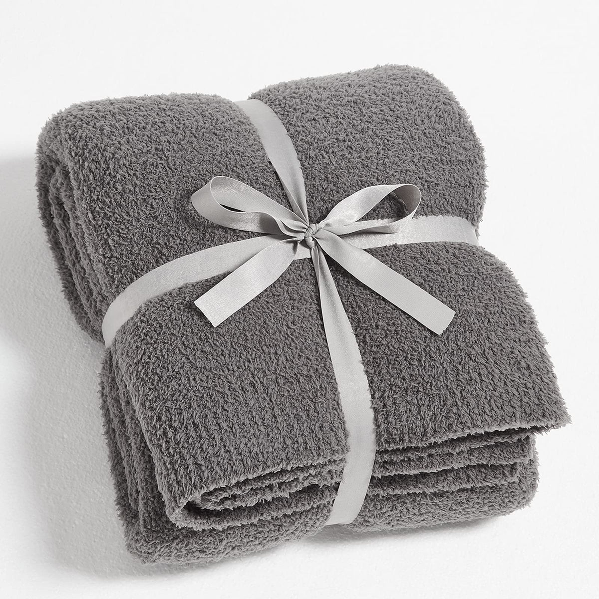 Cymula Knit Throw Blanket For Couch Dark Grey-Super Soft Lightweight Plush Fuzzy Fluffy Cozy Blankets And Throws For Sofa Bed, 5