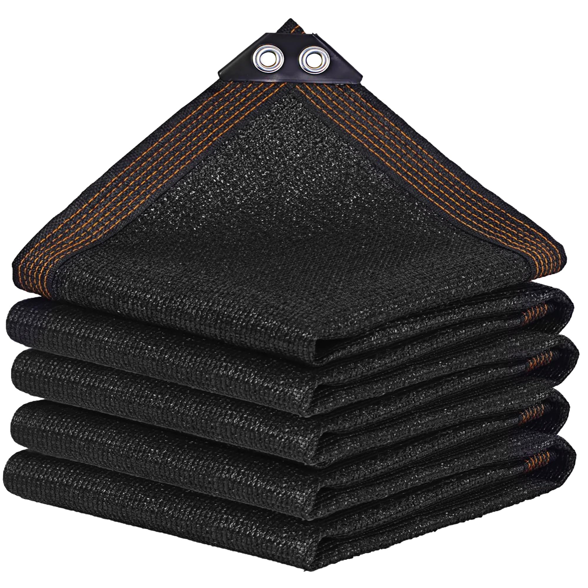 Winemana Black Shade Cloth 50%, 8X10 Ft Mesh Tarp - Garden Shade For Greenhouse, Patio, Vegetables, Plants Cover And Chicken Coo