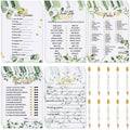 135 Pcs Bridal Shower Games Supplies Including 125 Funny Wedding Cards and 10 Pieces Pencils Games Bridal Shower Decorations Edi