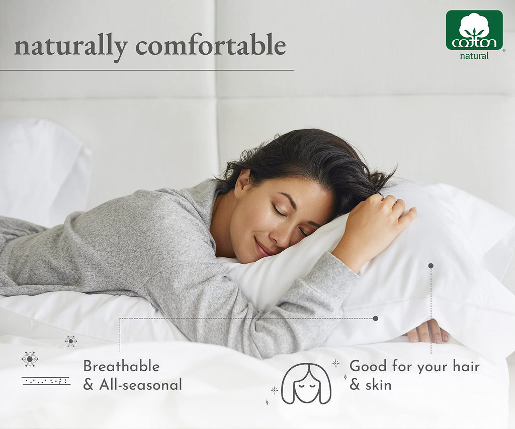 California Design Den 100% Cotton Pillowcases, Pillow Case Set Of 2, Fits Standard & Queen Pillows, Luxury 400 Thread Count Sateen Pillowcases, Match With Our 400 Thread Count Sheets (Sage Green)