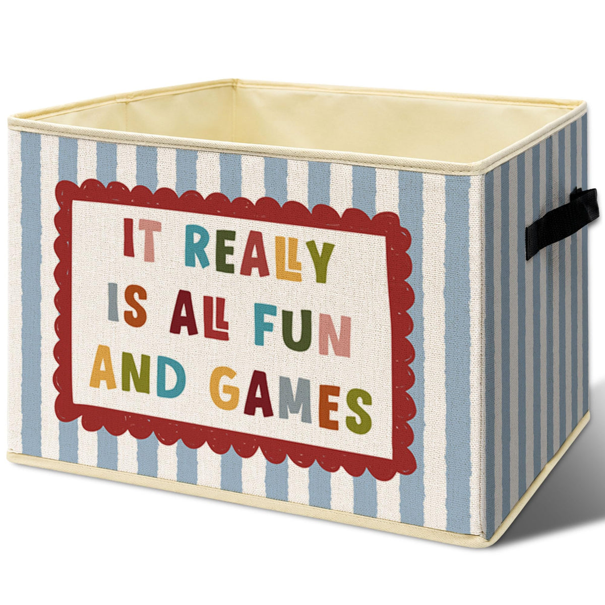 Playroom Playful Colorful Storage Bins Box Foldable Basket for Organizing