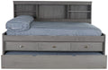 American Furniture Classics 83223-3-KD Daybed, Full, Charcoal Gray