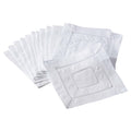 Saro Lifestyle Embroidered and Hemstitched Dinner Napkin (Set of 12), White, 6'