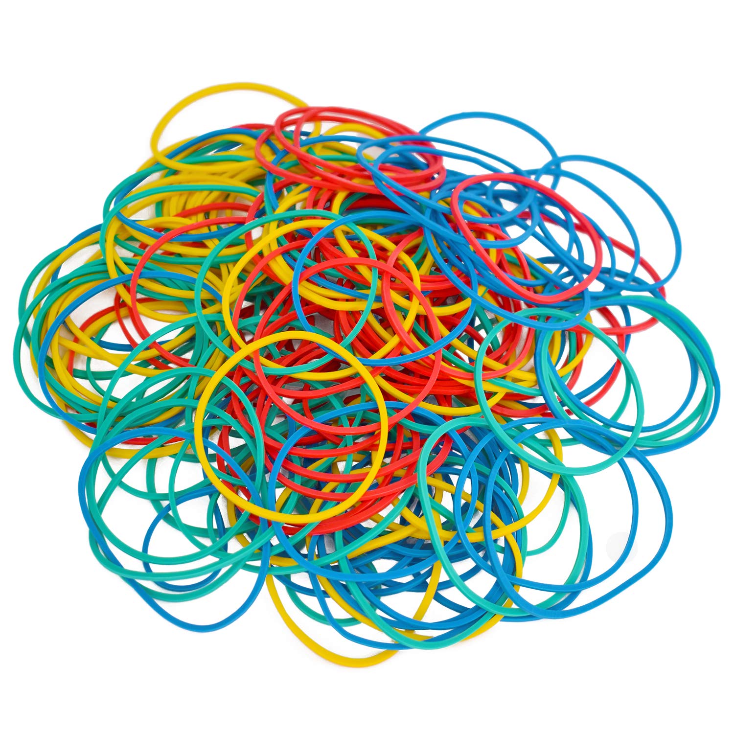 400Pcs 50Mm Color Rubber Bands Durable Multi-Color Rubber Bands Office Supplies Stretchable Rubber Bands Stationery Supplies 2 I