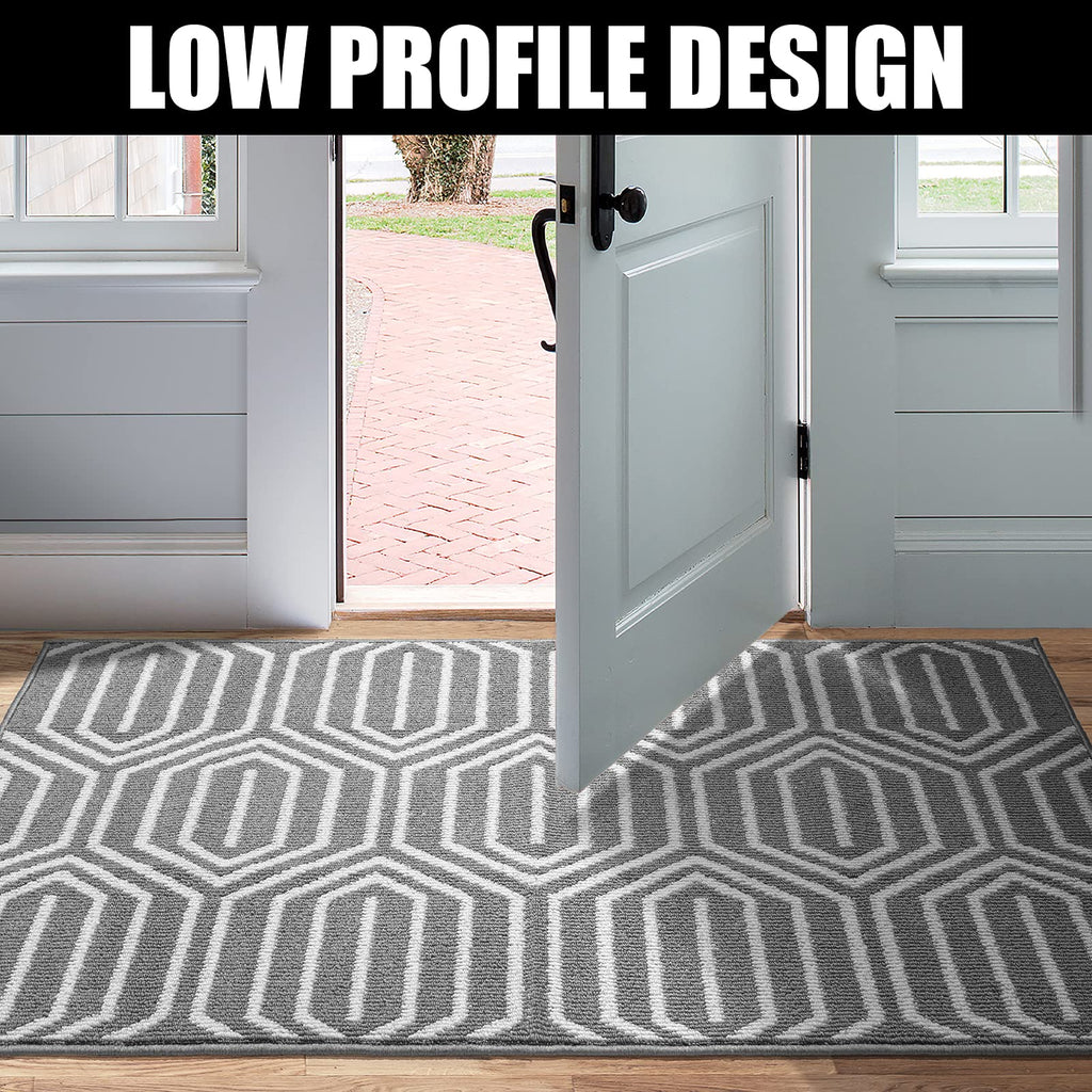 Indoor Doormat 36''X 59'', Absorbent Front Back Door Mat Floor Mats, Rubber Backing Non Slip Door Mats Inside Entrance Door Runn