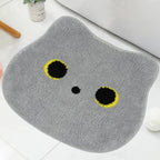 NIGOWAYS Cat Bathroom Rug,Cute Bath Mat,Soft and Absorbent Bath Rugs,Non-Slip Bath Mats,Bathroom Mats for Bathroom,Living Room,B