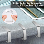 24Pcs Outdoor Picnic Table Clips - High Quality Stainless Steel Tablecloth Clips For Outdoor Tables Picnic Camping,Table Tablecloth Fixing Clips