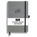 Ricco Bello Classic College Ruled Notebook | Faux Leather Hardcover Lined Writing Journal For Work, Home, School | 192 Lined Pag