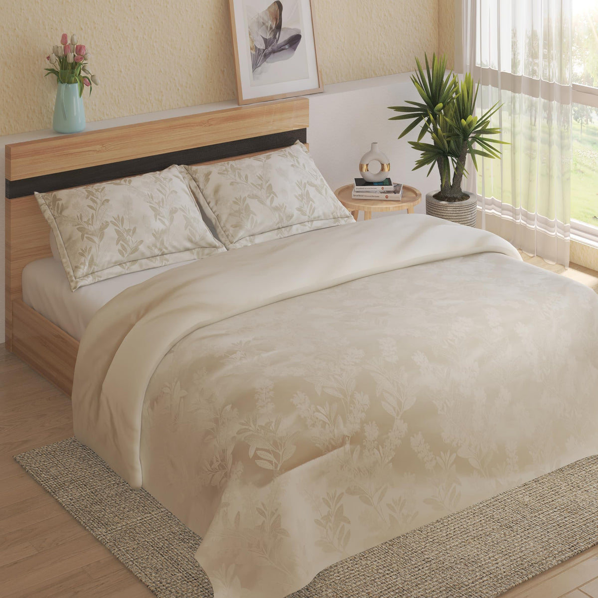 Home Centre Solara Auria 3Pcs Double Comforter Set