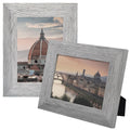 Golden State Art, 5x7 Picture Frame - Country Wood Grain Style - Tabletop Display, Back Hangers for Wall Display - Great for Pho