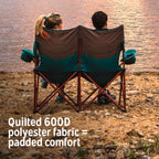 Kelty Loveseat, One Size, Deep Lake/Fallen Rock, Portable, Plastic For Camping