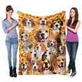 Beagle Dog Fleece Blanket,Super Soft Dogs Flannel Blanket Throw,Beagle Gift For Women Kid Girls,Gift For Dog Lover,Dog Mom Gift,