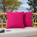 Kevin Textile Pack Of 2 Outdoor Waterproof Pillow Covers Decorative Farmhouse Throw Pillow Covers Checkered Couch Pillow Covers