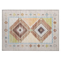 Phoenix Ph2 Taupe Southwestern Rug Rectangle 5' X 7 ' 6"
