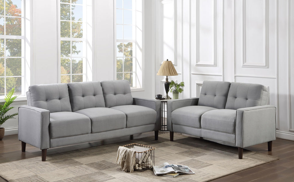 Coaster Bowen 2-Piece Sofa Set, Grey