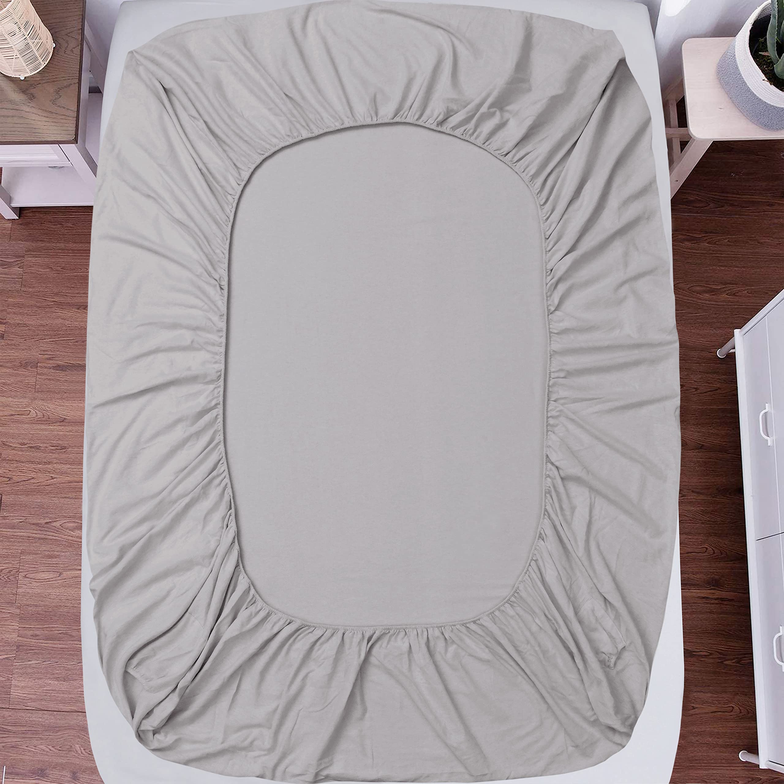 Sleepdown 100% Cotton Flannel Sheets Twin Xl - Super Soft Heavyweight Double Brushed, Anti Pill Flannel Twin Xl Bed Sheets - 16'