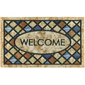Chichic Door Mat, Blue Welcome Mat 17X 30 Inch Front Door Mat Outdoors For Home Entrance Outdoors Mat For Outside Entry Way Door
