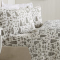 Great Bay Home Extra Soft Velvet Plush Micro Fleece Holiday Sheet Set | Deluxe Microplush Non Pilling Sheets, Deep Pocket | Lavi