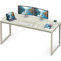 SHW Mission 55-Inch Home Office Computer Desk, Maple