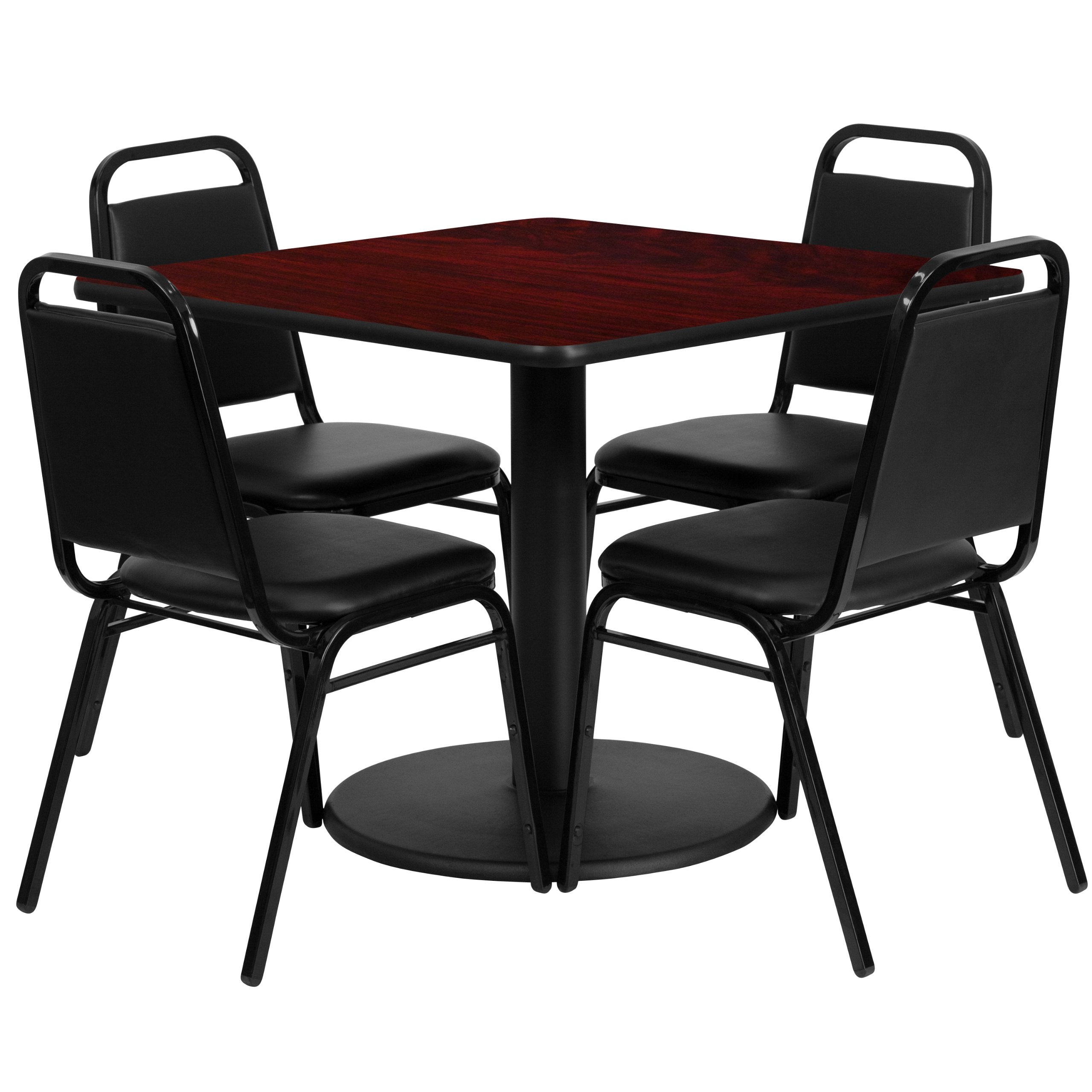 Flash Furniture 36'' Square Laminate Table Set
