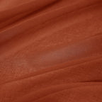 Miulee Terracotta Linen Textured Sheer Curtains 2 Panels For Bedroom/Living Room Semi Transparent Voile Rust Boho Farmhouse Fall Decor Window Drapes Rod Pocket, W 54 X L 90 Inches Long
