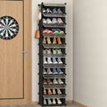 HOMIDEC Shoe Storage, 10-Tier Shoe Rack Organizer for Closet 20 Pair Narrow Shoes Shelf Cabinet for Entryway, Bedroom and Hallwa