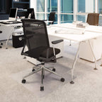 Floortex Basic Chair Mat with Lip 48" x 60" for Standard Pile Carpets, Clear, (FR1115226LV)