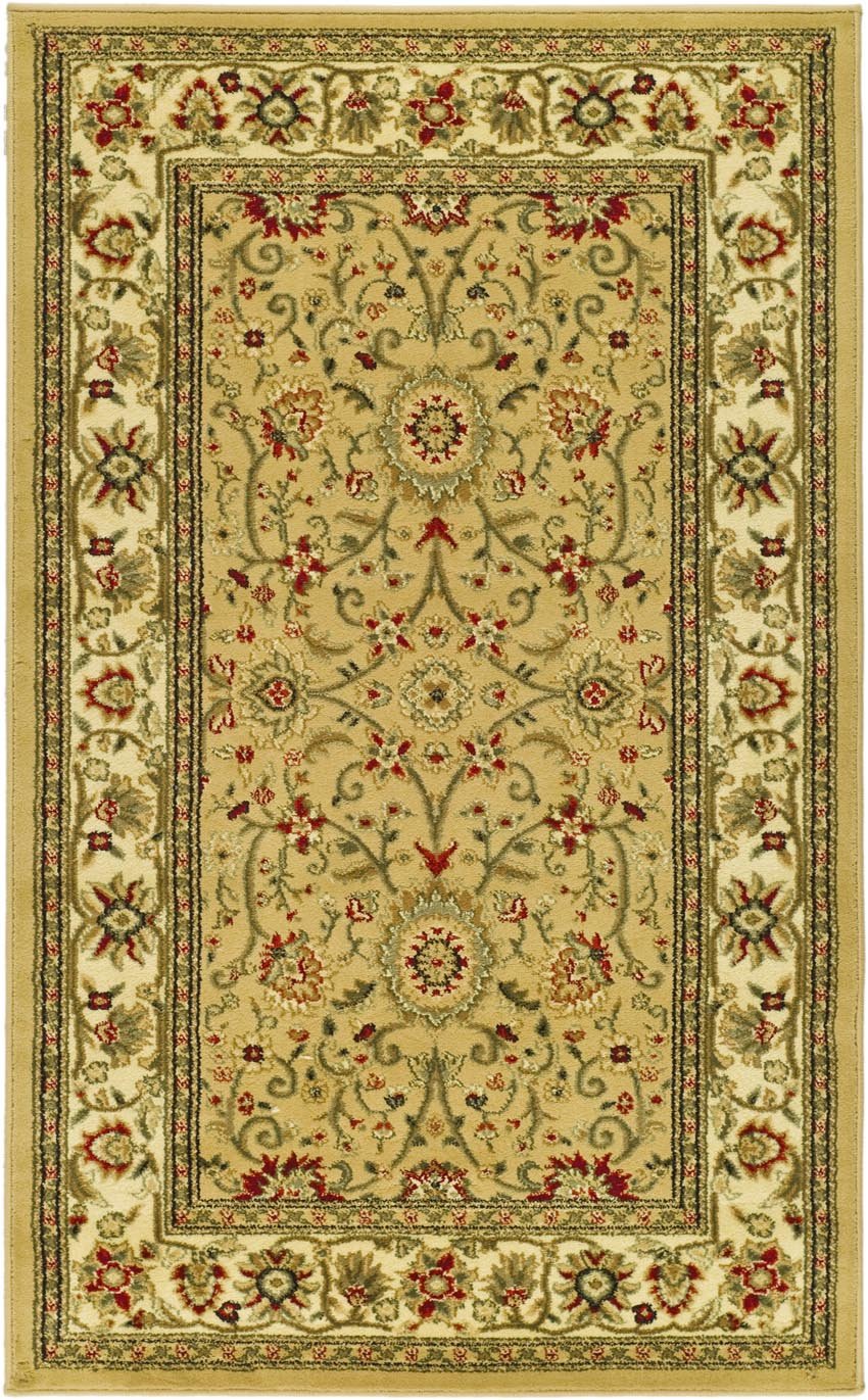 SAFAVIEH Lyndhurst Collection Accent Rug - 23 x 4, Beige & Ivory, Traditional Oriental Design, Non-Shedding & Easy Care, Ideal