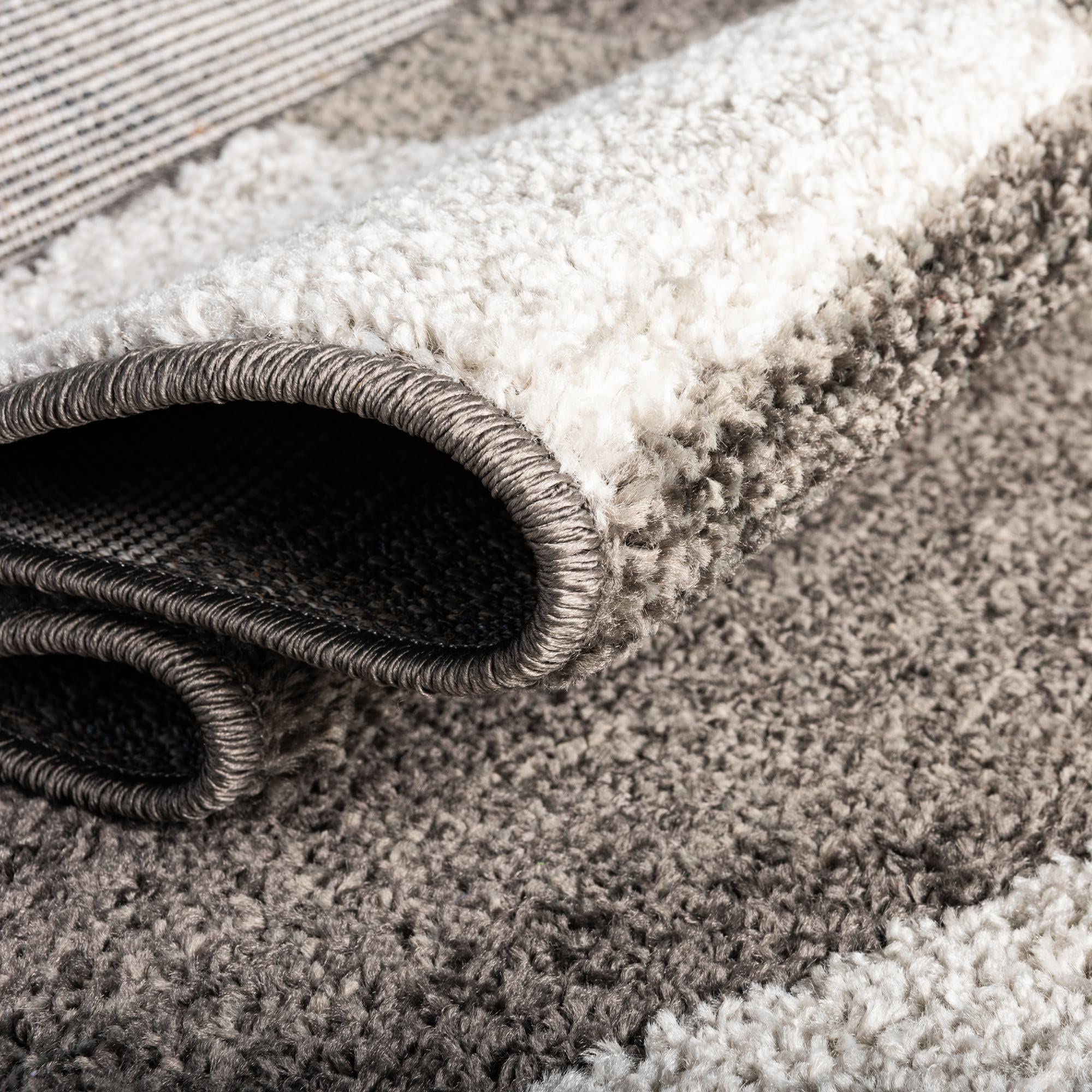 Unique Loom Autumn Collection Area Rug - Providence (3' 3'' X 5' 3'' Oval, Gray/ Ivory)