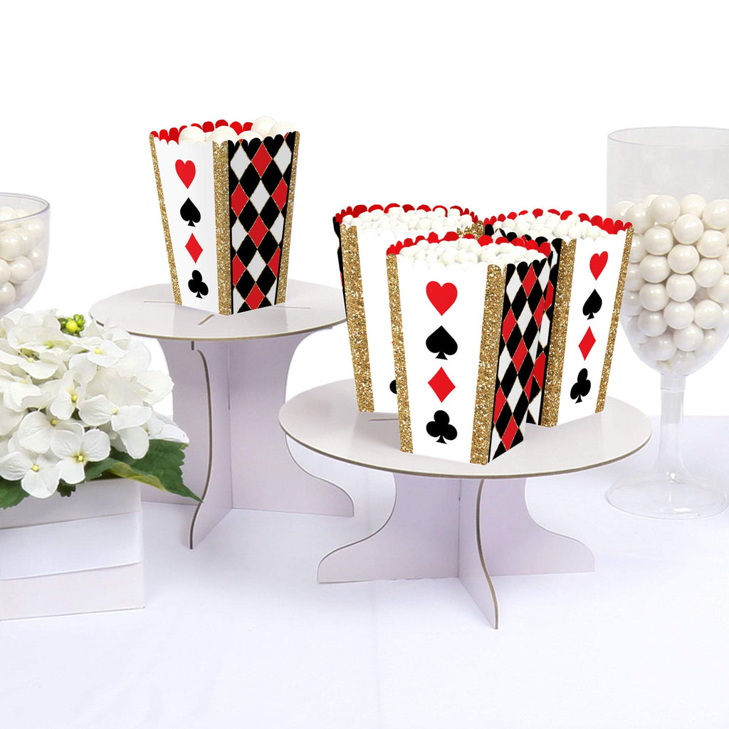 Big Dot Of Happiness Las Vegas - Casino Party Favor Popcorn Treat Boxes - Set Of 12