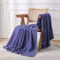 Simple&Opulence Very Peri Throw Blanket For Couch-Super Soft Fluffy Blankets For Women 50X70 Inches Cozy Lightweight Fleece Blan