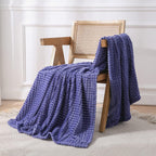 Simple&Opulence Very Peri Throw Blanket For Couch-Super Soft Fluffy Blankets For Women 50X70 Inches Cozy Lightweight Fleece Blan