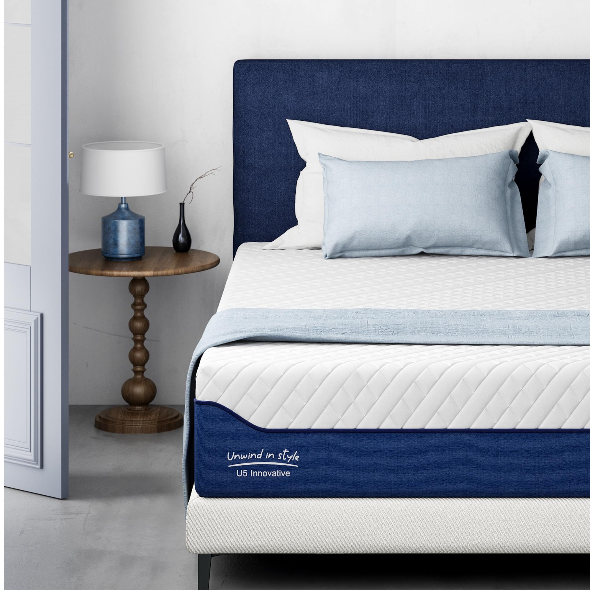 SogesSleep Twin Mattress, 10 Inch Green Tea Gel Memory Foam Mattress Twin, Cooling Gel Infused Mattress for Pressure Relief, Bed
