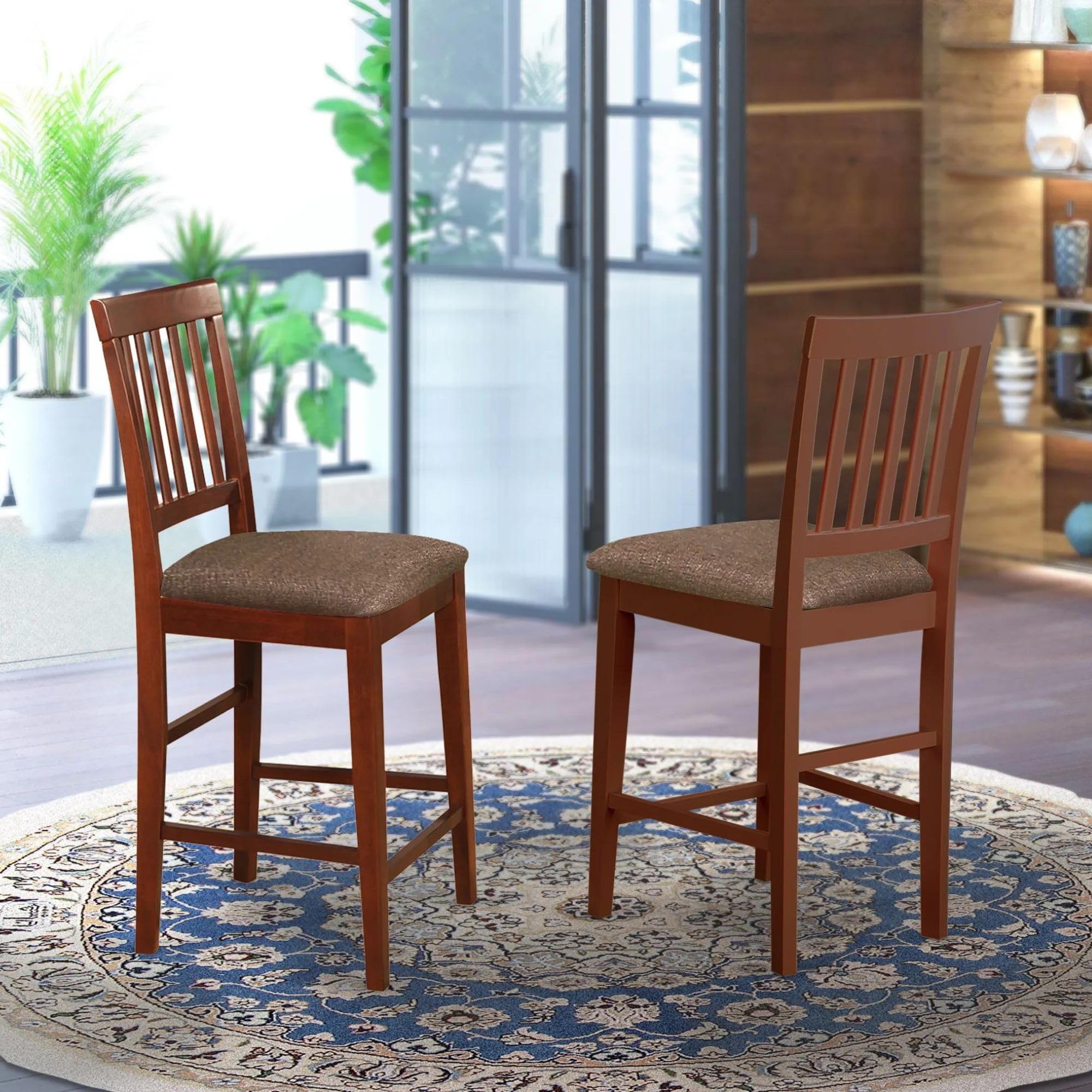 East West Furniture Vernon Counter Stool - Thumbnail 2