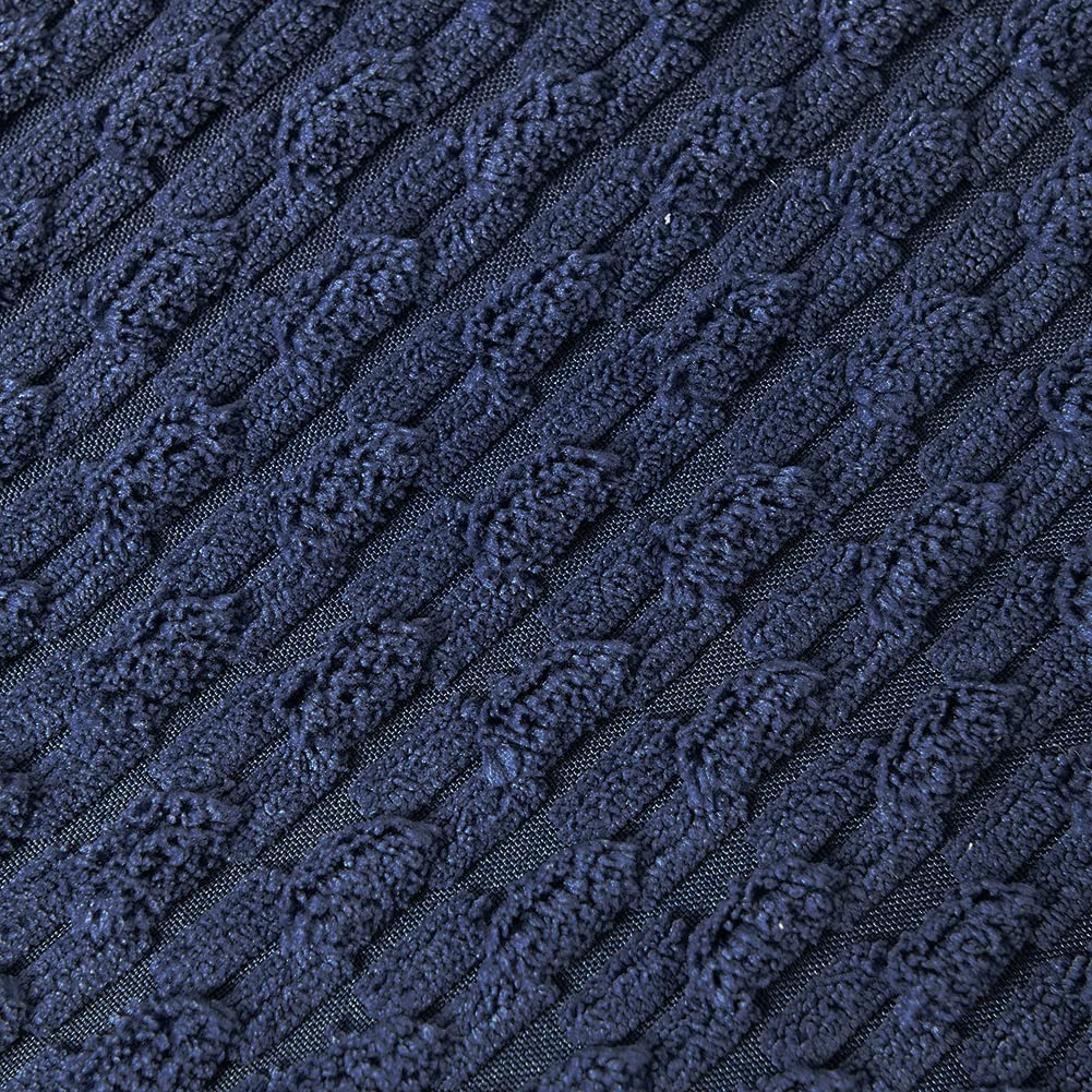 Fancy Homi 2 Packs Navy Blue Decorative Throw Pillow Covers 26X26 Inch For Couch Bed Sofa, Modern Farmhouse Boho Home Decor, Sof