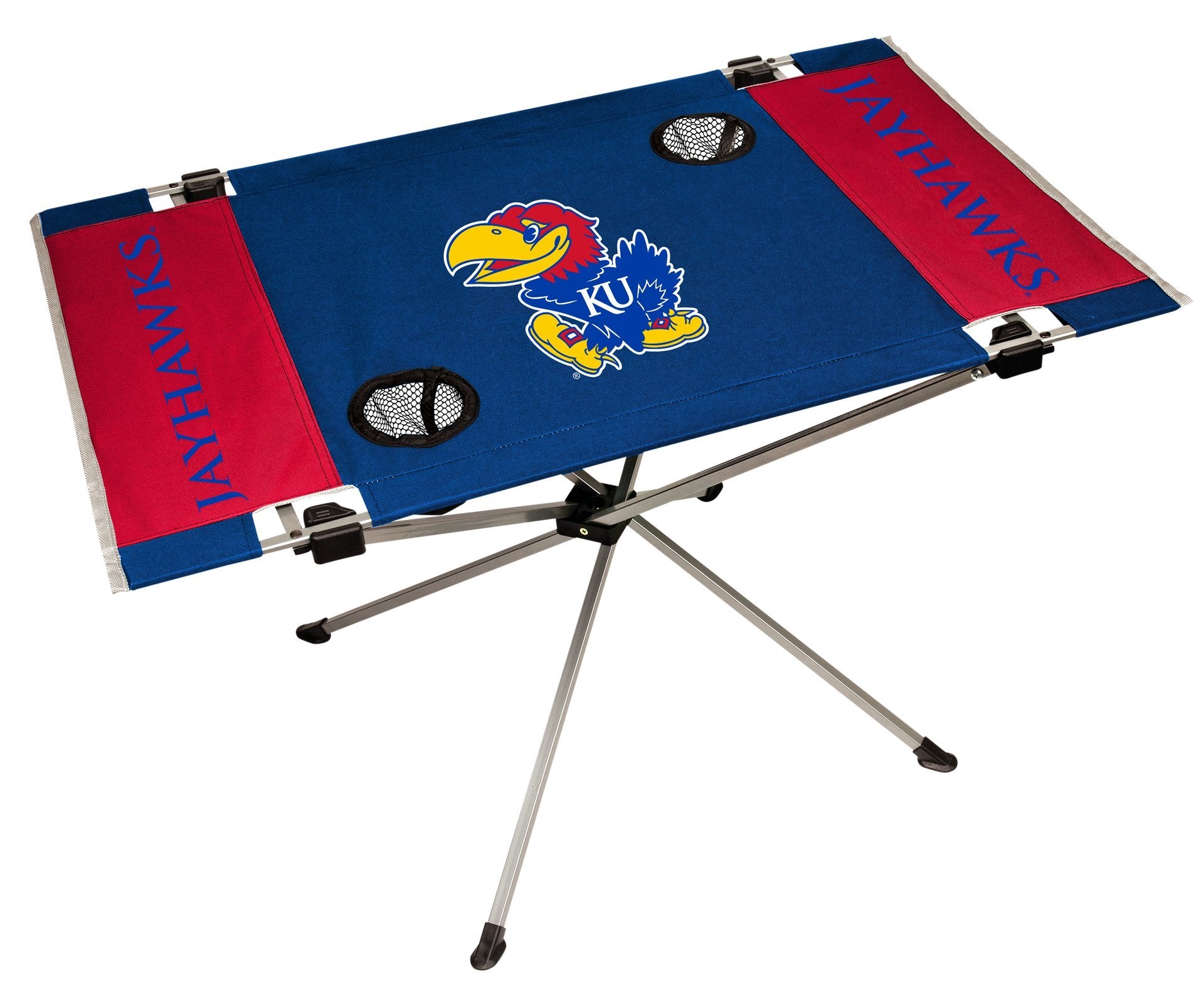 Rawlings Ncaa Kansas Jayhawks Ncaa Endzone Tailgate Table, Blue, 31.5' Large X 20.7' W X 19' H