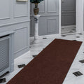 FREADEM Runner Rugs 4' x 24' Indoor Outdoor Carpet Runner, Area Rugs with Anti-Slip Rubber Backing for Aisle Hallway Balcony Gar