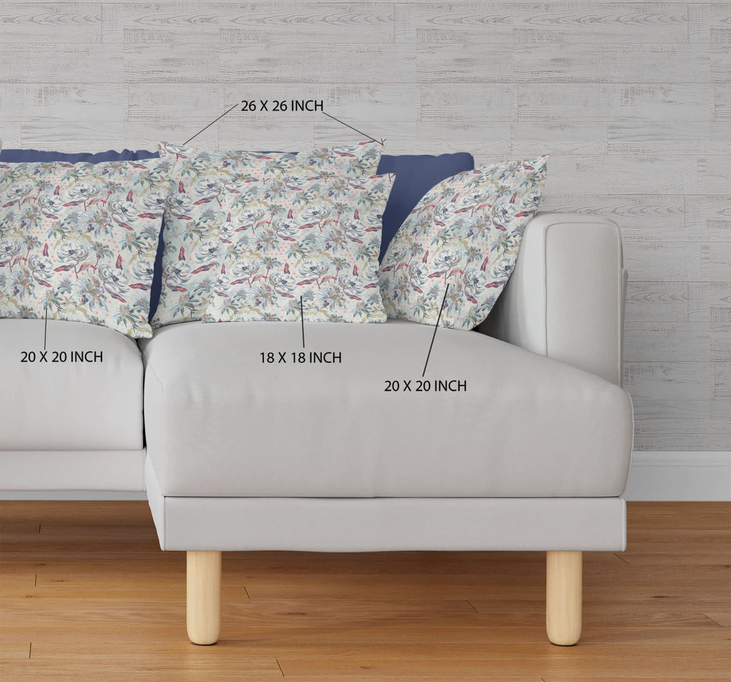 HomeRoots Light Green Grey Broadcloth 26â€ Light Green Gray Roses Indoor Outdoor Throw Pillow