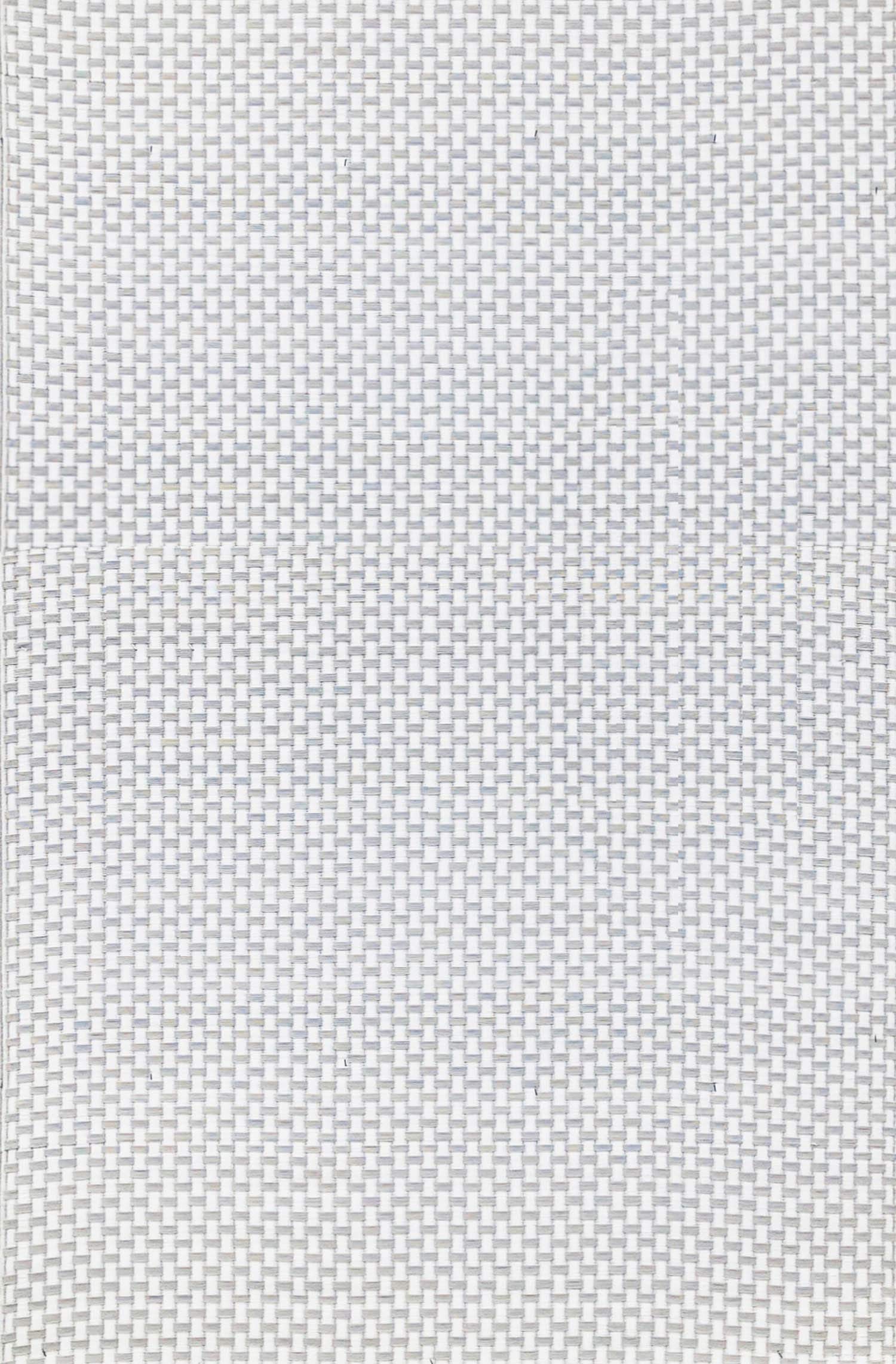 Mad Mats Geometric Outdoor Rug, Reversible Plastic Mat (5' X 8', Basket Weave - White Stone)