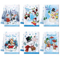 FuWeave 6 Pcs Hello Winter Kitchen Towels, Snowflake Housewarming Gift