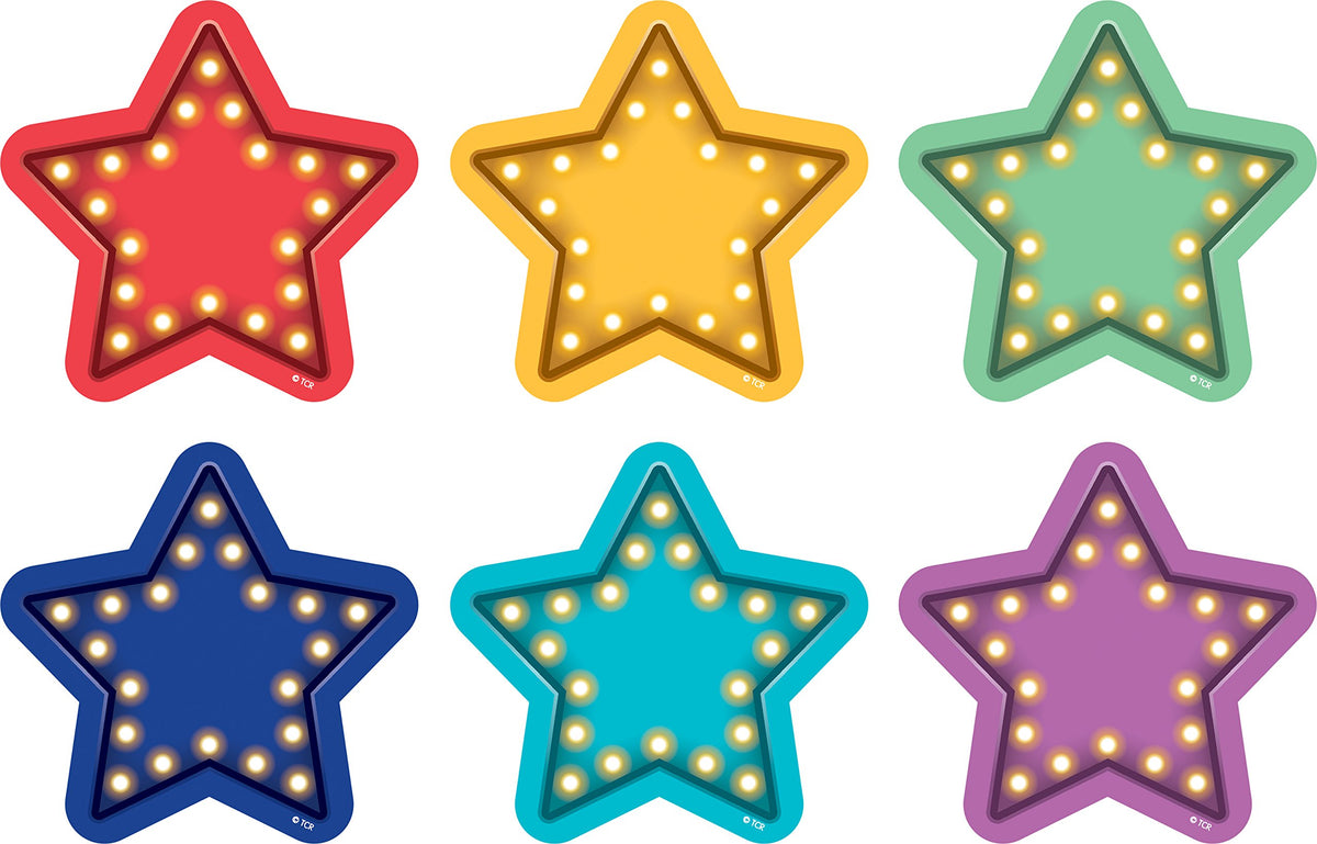 Marquee Stars Repositionable Labels - 4'