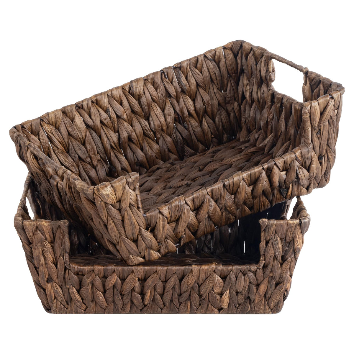 StorageWorks Pantry Baskets for Organizing, Hyacinth Wicker Storage Baskets