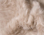 HomeRoots Decor 2' x 3' Faux Spun Bunch Acrylic Plush Sheepskin Area Rug - Taupe