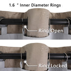Chyhomenyc 2 Panels 100% Blackout Curtain Liners, 100% Darkening Blackout Liner For 95 96 Inch Curtains, Each 50'' Wx92 L, 2 Lin