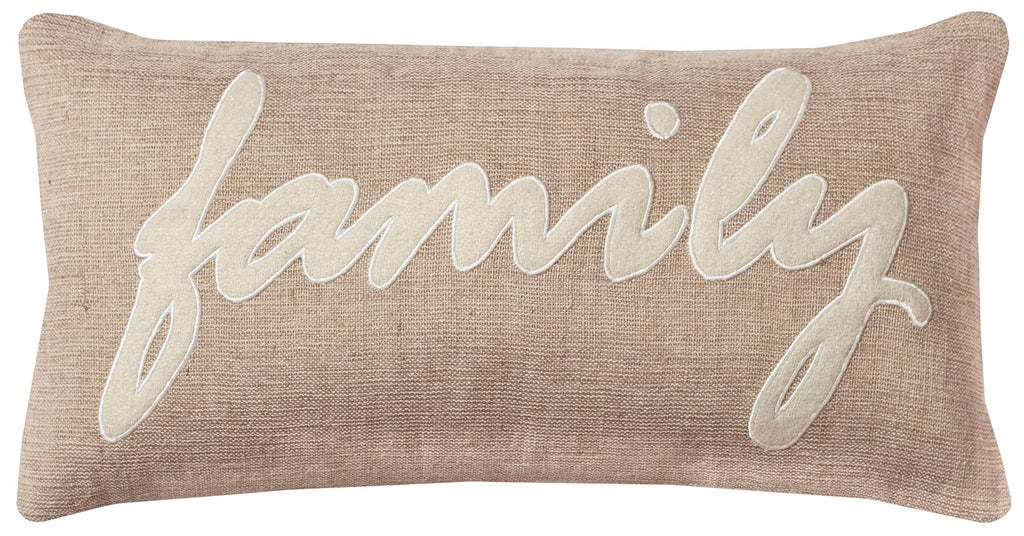 Rizzy Home | T09960 | 11"x21" Orange/Black Decorative Pillow | Down Fill