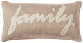 Rizzy Home | T09960 | 11"x21" Orange/Black Decorative Pillow | Down Fill